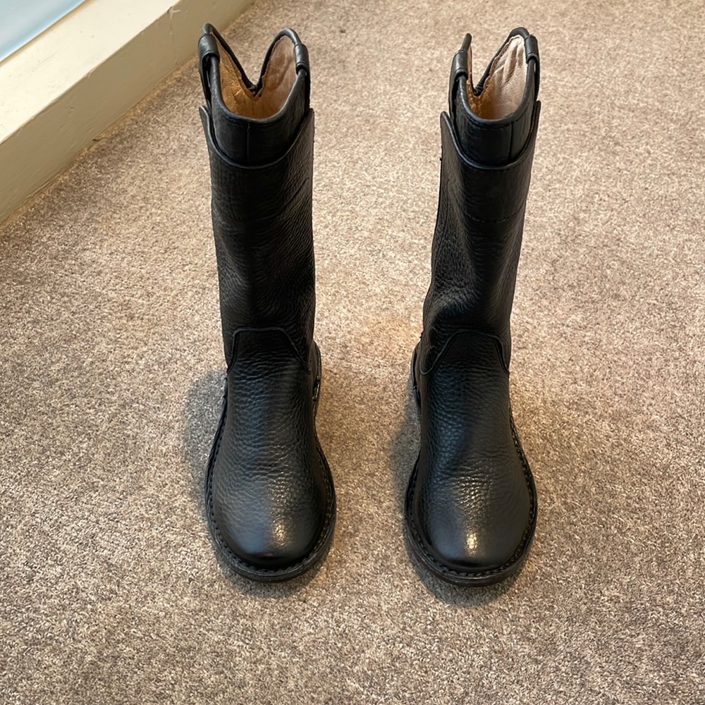Girls Frye leather riding boots